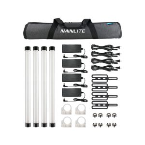 Luce LED Nanlite PavoTube II 15X RGB Pixel da 60cm - Kit da 4 pezzi