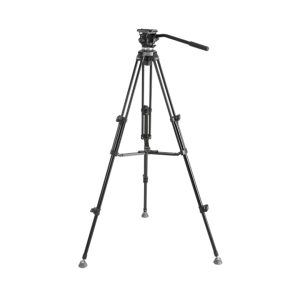 Kit treppiede video e testa fluida E-image EK610 per telecamere e fotocamere