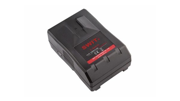 Batteria Swit S-8083S V-mount 130Wh con indicatori LED e uscita D-tap